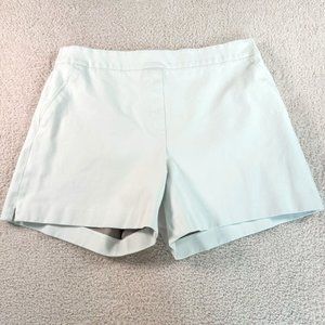 Spanx On the Go 6" Shorts Pull On Elastic Waist Sz XL White Comfy Tennis Summer.